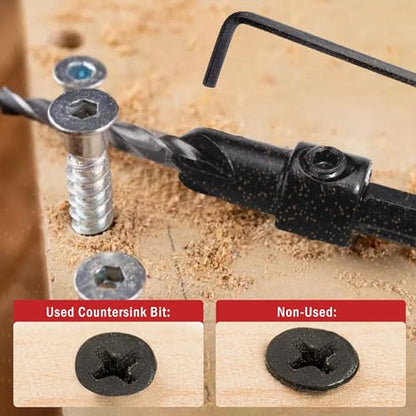 3PCS M2 Countersink Drill Bit Set - size: 3pcs