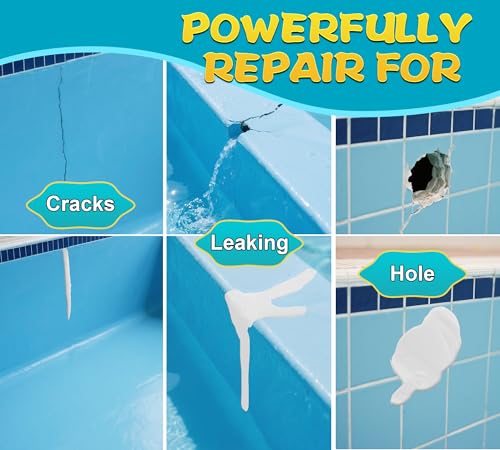 Pool Putty, 12oz Epoxy Repair Putty for Underwater Leaks & Cracks