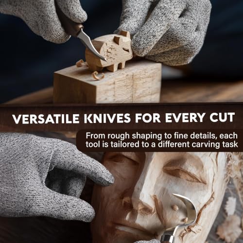 Wood Carving Kit for Beginners - Gift Ready Whittling Kit Set 32pcs