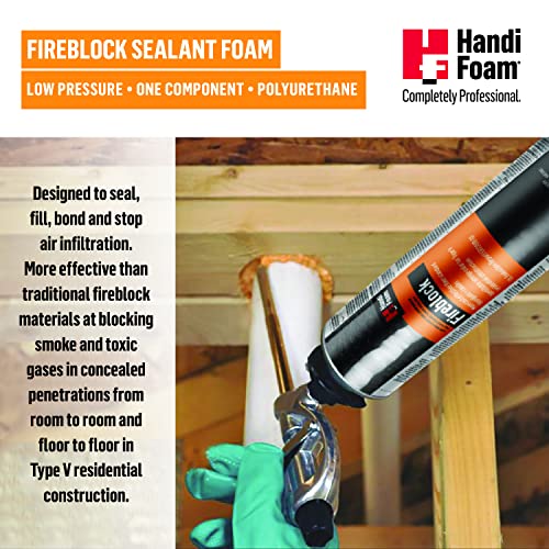 24 oz Fireblock Sealant Straw Foam - style: Straw Foam