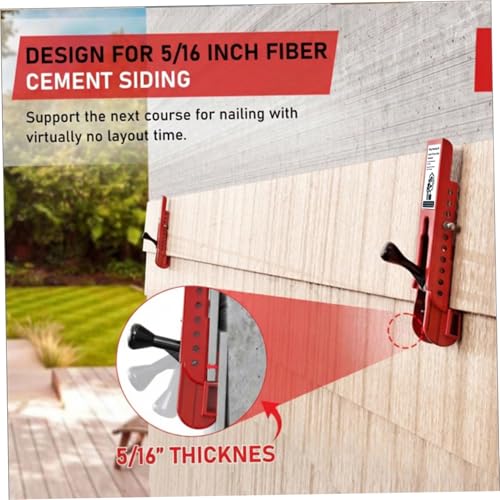 2Pcs Siding Tools, Adjustable Siding Installation Tools for 5/16 Inch Fiber Cement Boards, Lap Tool Gauge Mounting Kit Installation