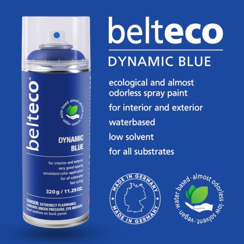 Dynamic Blue Spray Paint | Water-based Royal Blue Spray Paint - color: Dynamic Blue, size: 11.29 Ounce (Pack of 1)