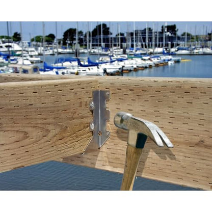 Simpson Strong-Tie LUS26SS Light Face-Mount Joist Hanger - Wood Construction Connectors, 18 Gauge Galvanized Steel Brackets, Hurricane Rafter Ties, 2x6, 25 Per Pack