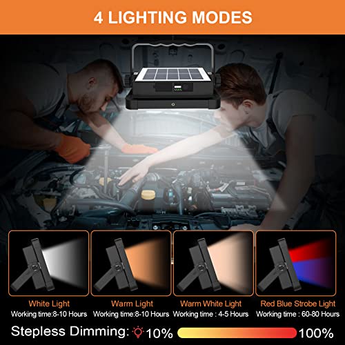 ERAY Portable LED Work Light with Rechargeable Battery 15000mAh 10000 LM