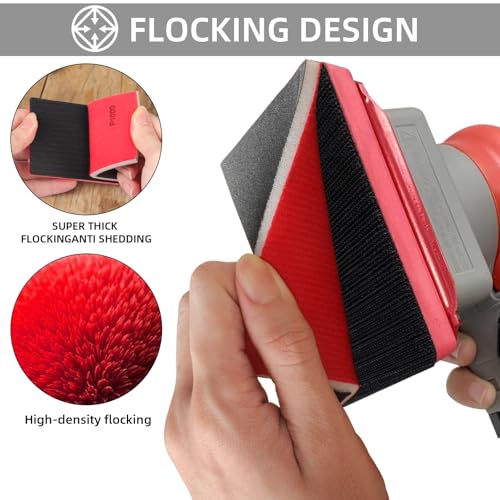 24Pcs Sanding Sponge 180 Grit Wet Dry Soft Foam Hand Sander Block - size: 24pcs 180 Grit, style: Aluminum
