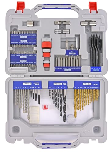 Special Metal/Concrete/Wood Drilling & Screwdriving Set - Quick Change Screwdriver Bit Holder