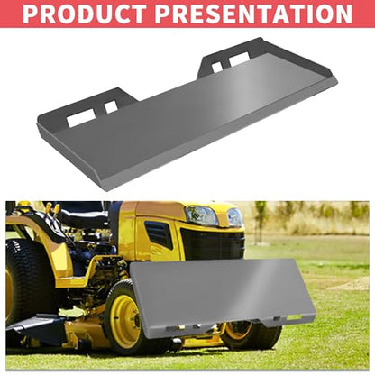 ECOTRIC 5/16" Skid Steer Attachment Plate Compatible with Bobcat & Kubota - size: 1 piece 5/16" thick