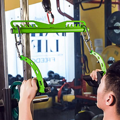 Adjustable Lat Pull down Bar, Cable Machine Attachments for Gym, Home Gym Fitness T-bar Row Pulldown Attachments, Lat Pull Down Machine Wide Grip Neutral Grip Handle - color: SP-SHORT BAR