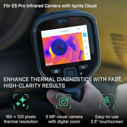 Flir E5 Pro Thermal Imaging Camera, WiFi, 160x120 MSX, Ignite Cloud - color: E5 Pro Wifi