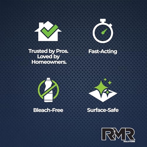 RMR Defend & Detail Duo – RMR-141 EPA Registered Mold & Mildew Spray + Glass & Surface Cleaner/Repellent, 2-Step Clean & Protect System for Glass, Tile, Bathrooms, Surfaces, 2–32 Oz Bottles