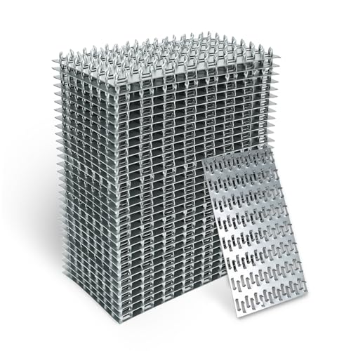 20 Pack Truss Plates, 4" x 6" Pronged Truss Mending Plate with Nail Teeth, Galvanized Steel Repair Tie Plate Bracket for Roofting Truss Wood Timber Connector - size: 4" x 6"
