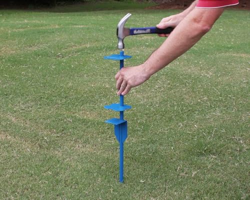 4Ever Products Richmond White Vinyl No-Dig Mailbox Post System with Stake - size: Large
