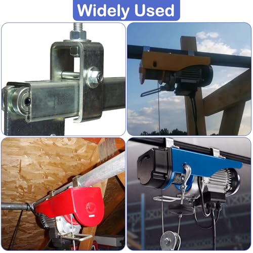 10-Pack 1-5/8" Strut Channel Trolley Track Hanger Bracket