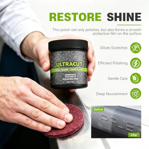 All-in-One Surface Restoration Polish with Pad, Polishing Compound Kit