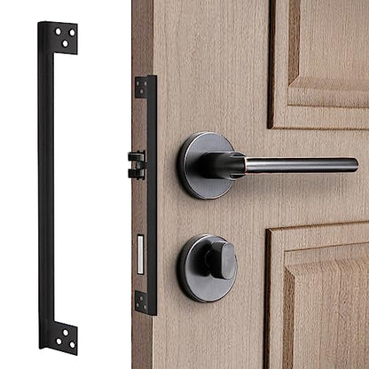 Door Latch Guard Plate 11", Outswing Door Security Protector Plate - size: 11 in. - 1pack