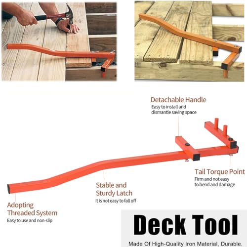 25 inch Deck Board Straightening Tool, Deck Tool, Deck Board Bender,