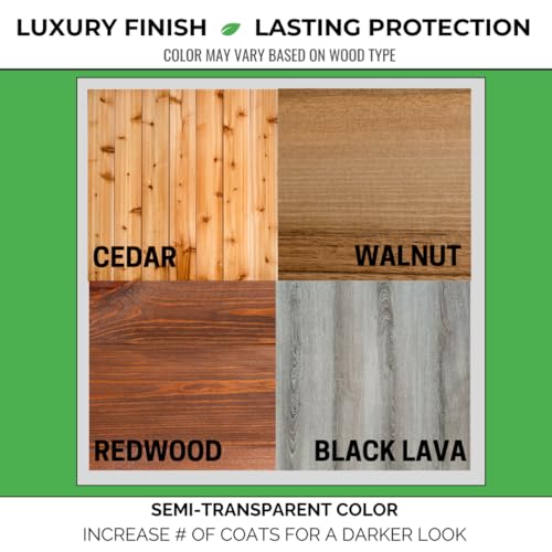 Seal It Green Xtreme Marine Wood Sealer | Plant-Based Non-Toxic Outdoor Wood Protection for Decks, Docks, and Wood Fence | Durable Water Sealer for Wood for Long-Lasting Performance, Clear