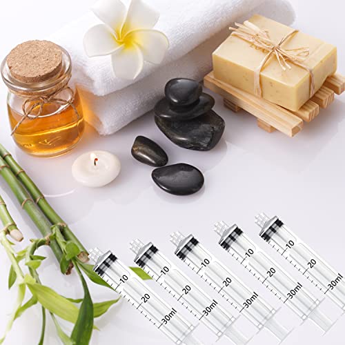 30ml Syringe with Blunt Needle Tip 1.5 Inches, for Essential Oil filling, Measuring and Dispensing, Set of 5 (Pack of 4) - size: 5 Count (Pack of 4)