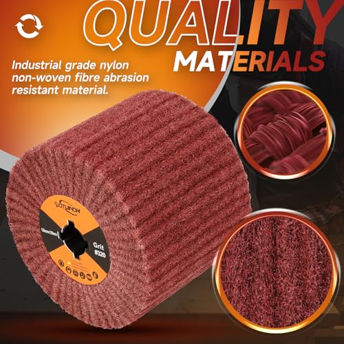 Surface Conditioning Tool 320 Grit Abrasive Drawing Polishing Drum - style: 320 grit