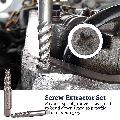 Screw & Bolt Extractor Set,36 Pieces extractor set
