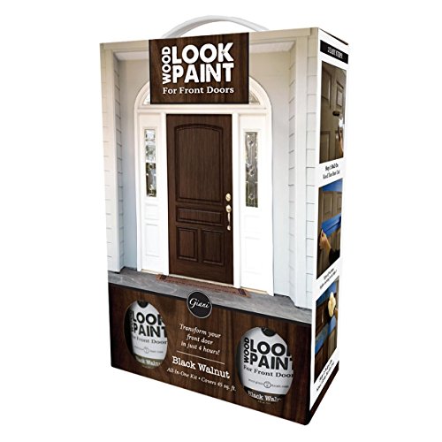Giani Wood Look Paint Kit for Front & Interior Doors (Black Walnut) - style: Black Walnut