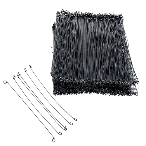 Sandbaggy Double Loop Rebar Wire Bar Ties | 16 Gauge | Made of Industrial Grade Wire | Great for Securing Rebar, Sandbags & More | Extra Long Length (12 Inch Length, Pack of 5000) - size: 12 Inch Length, style: Pack of 5000
