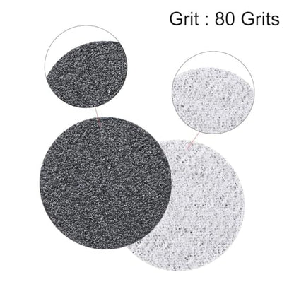 1-Inch Wet or Dry Sandpaper Sanding Paper disc Sanding Discs 80 Grit 50 Pcs - size: 50Pcs 1-inch 80 Grit