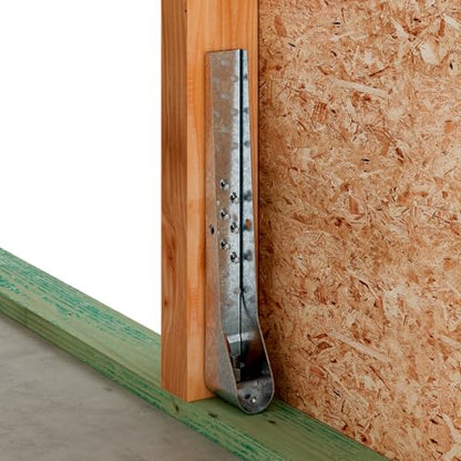 Simpson Strong-Tie HDUE13 HDUE 23-1/16 Inch Galvanized Predeflected Holdown with Strong-Drive SDS Screws Included, 12 Gauge Steel Construction, Optimized Screw Pattern - (Each) - size: 1/16 inch