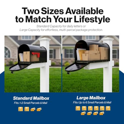 4Ever Products Richmond White Vinyl No-Dig Mailbox Post System with Stake - size: Standard