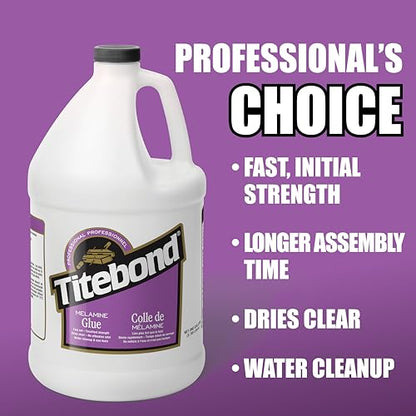 4016 Titebond Glue, Melamine, 1 Gal, White - size: 1 Gal.