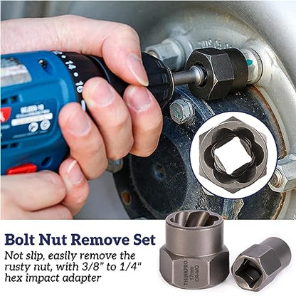 Screw & Bolt Extractor Set,36 Pieces extractor set
