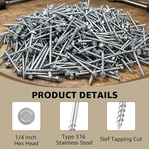 Joist Hanger Screws#9 x 2-1/2"Compatible with Simpson Strong-Tie 100PCS