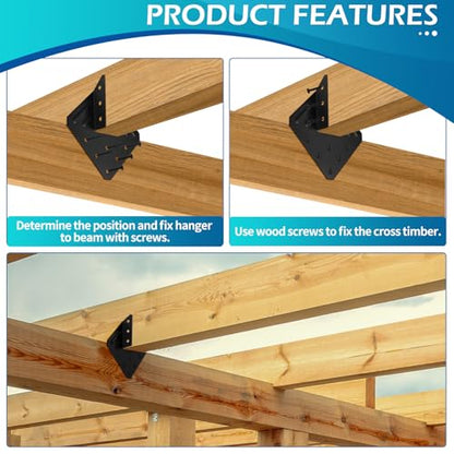 Hurricane Ties 24 Pack,Hurricane Straps,Rafter Brackets - size: 24PCS, style: 2''X4'' Hurricane Ties