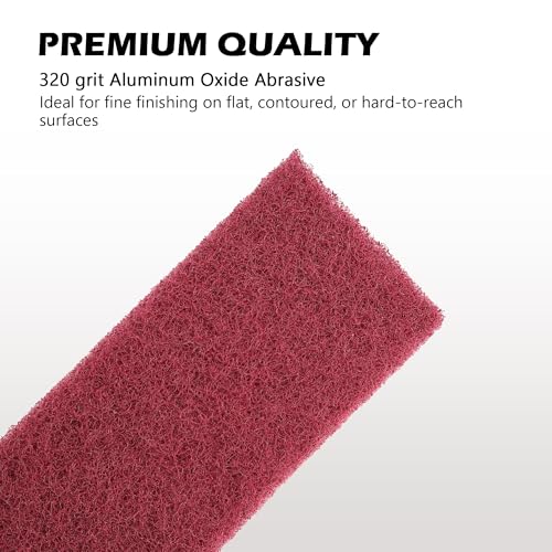 Maroon General Purpose Scuff Pads, Scuffing, Scouring Pad, Sanding, Paint Primer Prep Scratch - Surface Preparation Pad Car Auto Body Woodworking 7447-Premium, 2 Inches * 30 Feet - color: Maroon, style: 2 Inches * 30 Feet