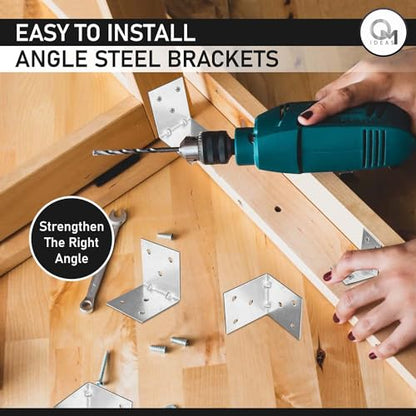 Angle Brackets - size: 1.18" x 1.18" x 1.18"