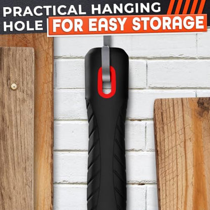 Rubber Mallet Hammer 8 Oz (0.5 lb), Soft Face Non-Marring Head - color: Red