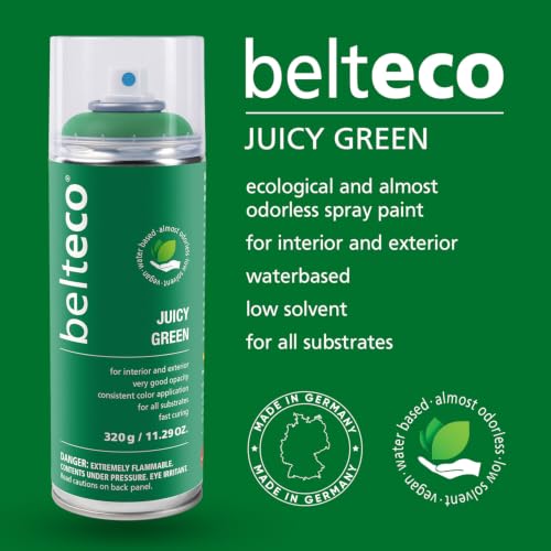 Juicy Green Spray Paint | Water-based Spray Paint Green - color: Juicy Green, size: 11.29 Ounce (Pack of 1)