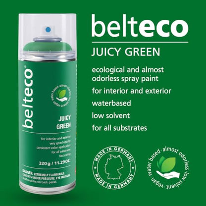 Juicy Green Spray Paint | Water-based Spray Paint Green - color: Juicy Green, size: 11.29 Ounce (Pack of 1)