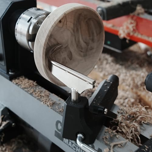 5/8" Dia Stem Glide Bowl Turner's 4-Piece Toolrest Set for Woodlathe Bowl Turning. - color: Glide Bowl Set With Dia 5/8" Post