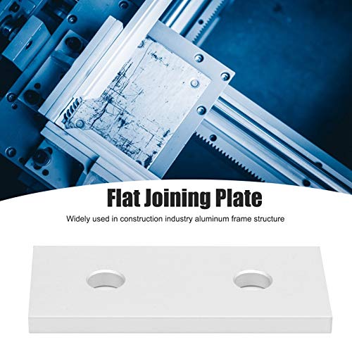 10pcs Aluminum Joining Plate 2 Hole 3030 Flat Bracket - size: 3030