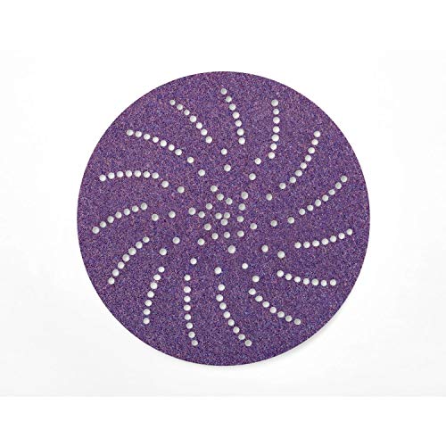 3M Hookit Clean Sanding Paper Disc 732U - 120+ Grit Vacuum Sanding Disc - C-Weight Backing, Hook and Loop Attachment - 5"