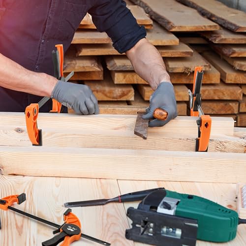Mr. Pen- Bar Clamps for Woodworking, 6", 2 Pack, Orange - style: 6 Inch