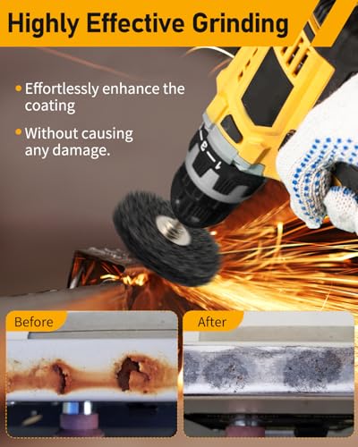ZORUNNA 2Pcs 4" Paint Stripping Disc, Paint and Rust Stripper Wheel Drill - color: 2 Pcs