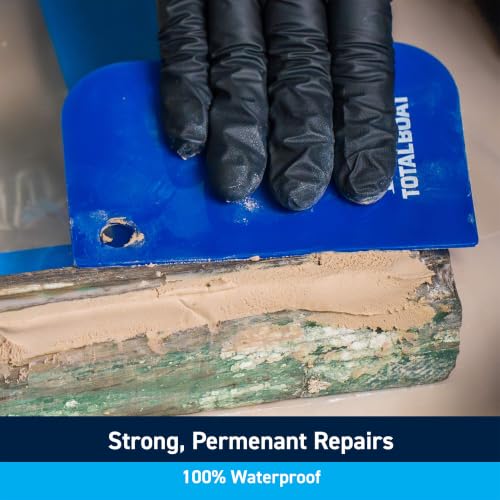 TotalBoat Fixwood | Marine Grade Epoxy Putty | Stainable Paste Filler for Damaged Wood Repair or Replacement - size: 2-Quart Kit