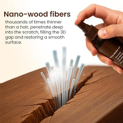 Professional Wood Floor Scratch Repair, Wood Repair Kit, Wood Furniture Repair, Restores Wood Scratch, Covers Nicks, Hides Minor Defects, Wood Furniture Repair Kit (2Set)