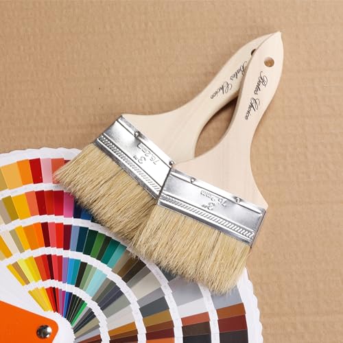 Bates- Chip Paint Brushes, 3 Inch, 12 Pack, Chip Brush, Brushes for Painting, Paint Brushes, Stain Brushes for Wood, Natural Bristle Paint Brush, 3 Inch Paint Brush, Chip Paint Brushes for Paint - size: 3 Inch, 12 Pack