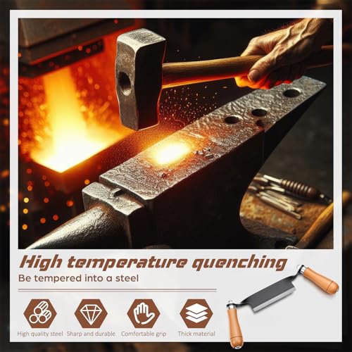 5 Inch Draw Knife Debarking Tool for Woodworking,Straight - size: 5 Inch, style: Straight