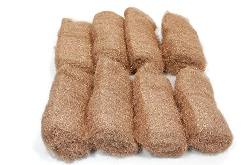 Rogue River Tools Bronze Wool Pads (8pc) - Fine - style: Fine