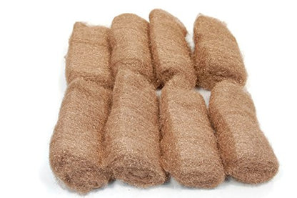 Rogue River Tools Bronze Wool Pads (8pc) - Fine - style: Fine