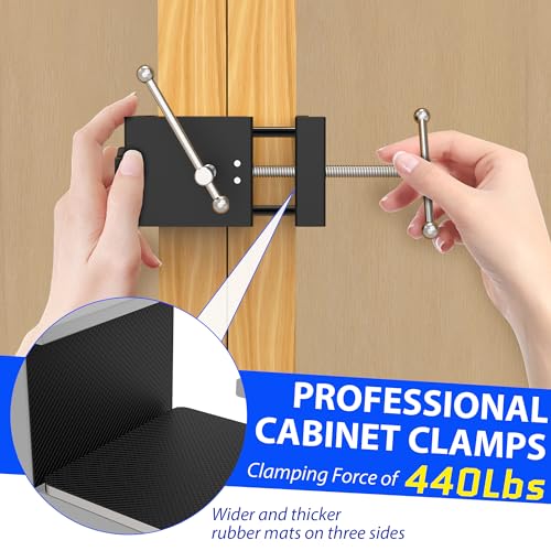 Cabinet Clamps for Installing Cabinets, 2 Pack, Face Frame Clamps